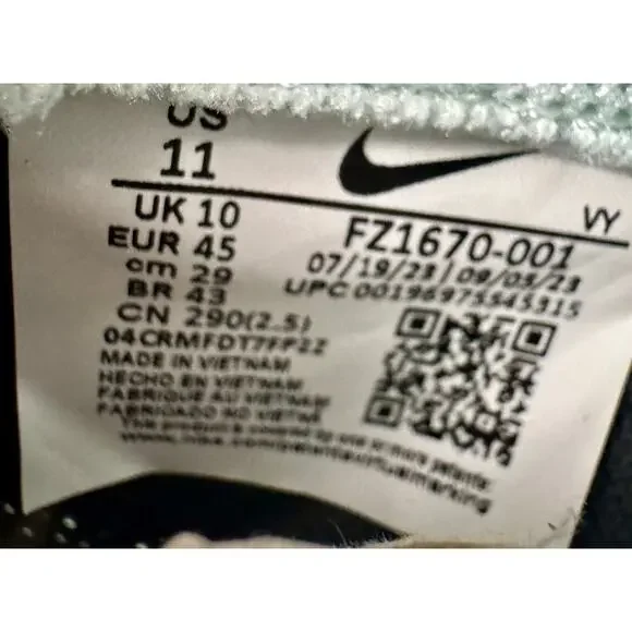 Nike Dunk Low Retro PRM Smoke Grey Barely Green FZ1670-001 Sz 11 # 418 - Picture 8 of 8